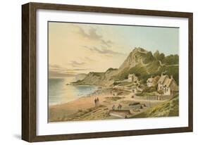 Steephill Cove, Ventnor - Isle of Wight-English School-Framed Giclee Print