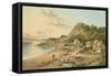 Steephill Cove, Ventnor - Isle of Wight-English School-Framed Stretched Canvas