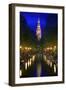 Steeple and Canal-Jon Hicks-Framed Photographic Print