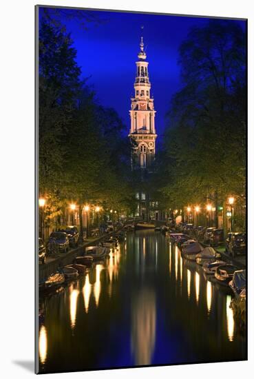 Steeple and Canal-Jon Hicks-Mounted Photographic Print