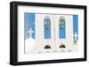 Steeple, Bells, Crosses, Island Sifnos, the Cyclades, Greece-Alexander Georgiadis-Framed Photographic Print