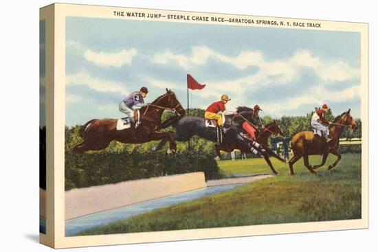 Steeple Chase, Saratoga Springs, New York-null-Stretched Canvas