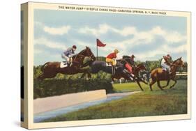 Steeple Chase, Saratoga Springs, New York-null-Stretched Canvas