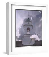 Steeple Flyby-Steve Hunziker-Framed Art Print