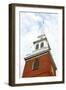 Steeple of Old North Church in Boston Historical North End-elenathewise-Framed Photographic Print