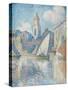 Steeple of Saint Tropez, 1896-Paul Signac-Stretched Canvas