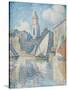 Steeple of Saint Tropez, 1896-Paul Signac-Stretched Canvas