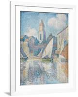 Steeple of Saint Tropez, 1896-Paul Signac-Framed Giclee Print