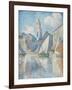 Steeple of Saint Tropez, 1896-Paul Signac-Framed Giclee Print