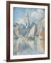 Steeple of Saint Tropez, 1896-Paul Signac-Framed Giclee Print