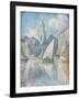 Steeple of Saint Tropez, 1896-Paul Signac-Framed Giclee Print