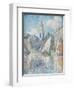 Steeple of Saint Tropez, 1896-Paul Signac-Framed Premium Giclee Print