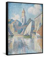 Steeple of Saint Tropez, 1896-Paul Signac-Framed Stretched Canvas