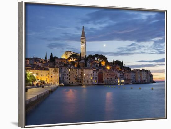 Steeple, Rovinj, Istria, Croatia-Rainer Mirau-Framed Photographic Print