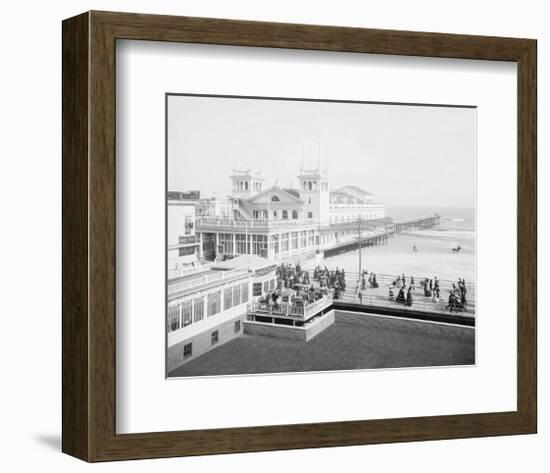 Steeplechase Pier, Atlantic City, NJ, c. 1905-Vintage Photography-Framed Art Print