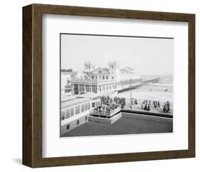 Steeplechase Pier, Atlantic City, NJ, c. 1905-Vintage Photography-Framed Art Print