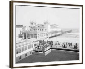 Steeplechase Pier, Atlantic City, NJ, c. 1905-Vintage Photography-Framed Art Print