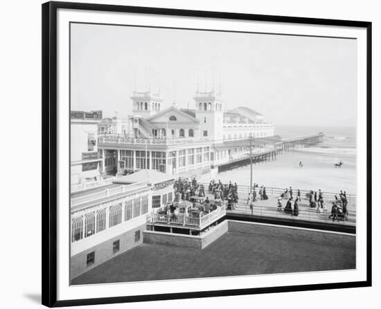 Steeplechase Pier, Atlantic City, NJ, c. 1905-Vintage Photography-Framed Art Print