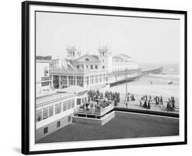 Steeplechase Pier, Atlantic City, NJ, c. 1905-Vintage Photography-Framed Art Print