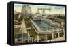 Steeplechase Swimming Pool, Coney Island, New York City-null-Framed Stretched Canvas