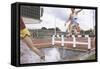 Steeplechase Water Jump-null-Framed Stretched Canvas