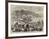 Steeplechase with Gentlemen Riders at Madrid-null-Framed Giclee Print