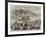 Steeplechase with Gentlemen Riders at Madrid-null-Framed Giclee Print