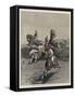 Steeplechasing, the First over the Fence-John Charlton-Framed Stretched Canvas