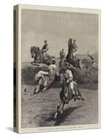 Steeplechasing, the First over the Fence-John Charlton-Stretched Canvas