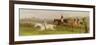 Steeplechasing: the Hurdle, 1869-William Joseph Shayer-Framed Giclee Print