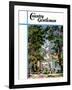 "Steepled Church," Country Gentleman Cover, April 1, 1939-G. Kay-Framed Giclee Print