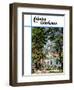 "Steepled Church," Country Gentleman Cover, April 1, 1939-G. Kay-Framed Giclee Print