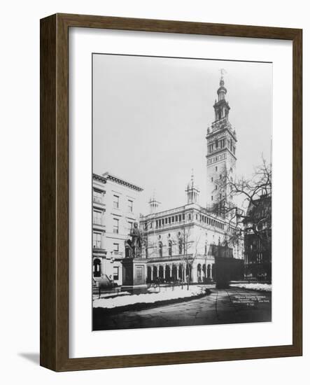 Steepled Madison Square Garden Version-Irving Underhill-Framed Photographic Print