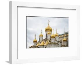 Steeples of Annunciation Cathedral, The Kremlin, Moscow, Moscow Oblast, Russia-Ben Pipe-Framed Photographic Print