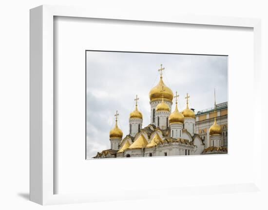 Steeples of Annunciation Cathedral, The Kremlin, Moscow, Moscow Oblast, Russia-Ben Pipe-Framed Photographic Print