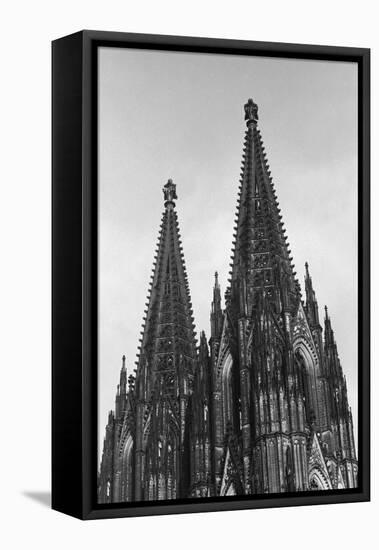 Steeples on the Cologne Cathedral-Owen Franken-Framed Stretched Canvas