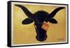 Steer Capp-Vintage Apple Collection-Framed Stretched Canvas