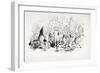 Steerforth and Mr. Mell, Illustration from 'David Copperfield' by Charles Dickens-Hablot Knight Browne-Framed Giclee Print