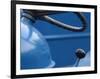 Steering Wheel and Gear Shift on Tractor-null-Framed Photographic Print