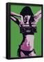 Steez Bikini Boombox - Green-null-Framed Poster