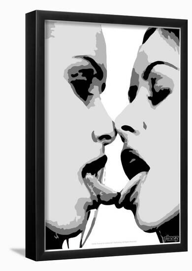 Steez French - BW-null-Framed Poster