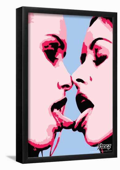 Steez French Pink Art Print Poster-null-Framed Poster