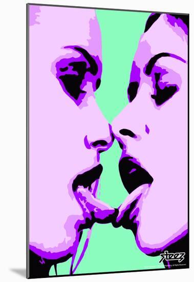 Steez French Purple Art Print Poster-null-Mounted Poster