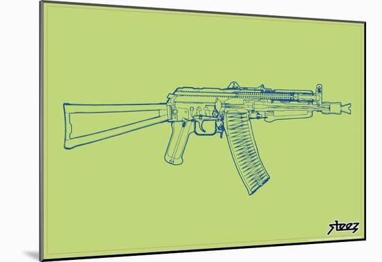 Steez Gun Art Print Poster-null-Mounted Poster