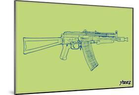 Steez Gun Art Print Poster-null-Mounted Poster