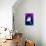 Steez Headphone Chimp - Purple Art Poster Print-Steez-Poster displayed on a wall