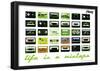 Steez Life Is A Mixtape - Green Art Print Poster-null-Framed Poster