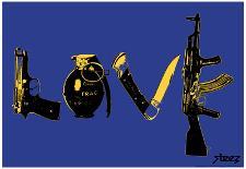 Love (Weapons) Blue Steez Poster-Steez-Poster