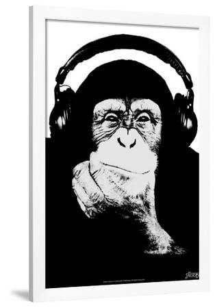Steez Poster Monkey with Headphones 61x91.5cm 