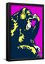 Steez Monkey Thinker - Purple Art Poster Print-null-Framed Poster